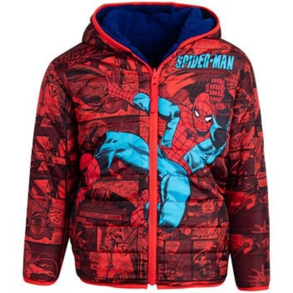 New Spider-Man Kids' Reversible Jacket